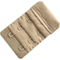 Miniatyrbillede 3 af 5: Beige 3-pak bløde og komfortable bh-forlængere til kvinder med 2 kroge, 6,1 cm x 3,8 cm