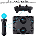 Miniatyrbillede 2 af 5: PS4 Controller Oplader, PS4 Controller Stand, Oplader Dock Controller Oplader til Ps4 Move til Ps4/ps4 Move/ps4 VR Controller Fire Opladnings Do