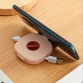 Miniatyrbilde 3 av 4: Annen lagring Datakabel oppbevaringsboks, bærbar winder, multifunksjonell datakabel oppbevaringsboks (rosa)
