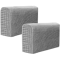Miniatyrbild 1 av 4: Stol Armstödsskydd Soffa Armstödsskydd Elastiskt Armstolsöverdrag Hem Kontor Recliner Soffa Skydd Soffa Skydd Tyg för Två Personer 2 Stycken (Ljusgrå)