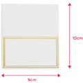 Miniatyrbilde 2 av 5: Pakke med 100 blanke bordkort for bryllup, bursdag, bankett, arrangementer, reservert sitteplass