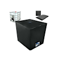 Pikkukuva 1 / 5: Vesisäiliön kansi, Kansi 1000 L IBC-säiliölle, Pölyä, UV-säteilyä ja sadetta kestävä (116 x 100 x 120 cm)
