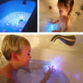 Miniatyrbillede 5 af 5: 1 stk. LED farverig RGB baby badelegetøj lys fiskebeholder badekar lys dykning landskabslys