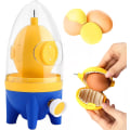 Miniatyrbild 1 av 5: Äggulesmixer, Snabb Manuell Äggmixer Bärbar Äggmaskin, Äggskakare Äggspinner För Köksblandning Ägg
