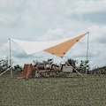 Miniatyrbilde 5 av 5: Teltstang for camping, 230 cm tykke teltstøttestenger i aluminiumslegering, strandly, markise, campingly, fotturer