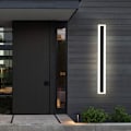 Miniatyrbilde 1 av 5: Utendørs vanntett LED LED IP54 Utendørs Vegglamper Utendørs Vegg Hvit Varm Vegg Metall Lys Og Akryl Hagebelysning For Terrasse Gård Veranda, Svart