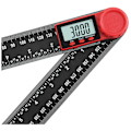 Miniatyrbillede 1 af 5: 300 mm Digital vinkelmåler lineal, 2 i 1 digital vinkelmåler med LCD-display og låsefunktion til træarbejde, hus, håndværkere