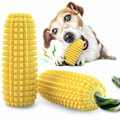 Miniatyrbild 4 av 4: Hundleksaker, Valpleksaker, Oförstörbara Hundleksaker för Tandsprickning och Uttråkning, Majskolv Squeaky Toy för Små Medelstora Stora Ras