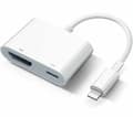 Passar till Apple Lightning Digital AV-adapter Lightning till HDMI-adapter Apple MFi-certifierad HDMI-kabelkontakt Synkroniseringsskärm