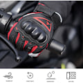 Miniatyrbild 3 av 5: Vattentäta motorcykelhandskar för vintern, varma körhandskar för kallt väder med reflexremsa