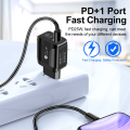 Miniatyrbild 4 av 5: 25WPD snabbladdningsmobiltelefonladdare 5A europeisk standard snabbladdningshuvud Typ-c-adapter