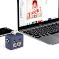 Miniatyrbillede 4 af 4: Mini søde Bluetooth-højttalere (blå)