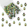 Miniatyrbillede 1 af 5: 30 stk. Avocado-formede knappenåle i harpiks, perleknappenåle, trykknappenåle til skrivebordsnoter, fotomemoblokke