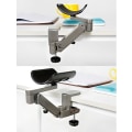 Miniatyrbild 3 av 5: Ställ för datormuspositionering/framstående stativ Ergonomiskt aluminiumstativ/stativdesign Ergonomiskt stativ Dator-skrivbordsstativ