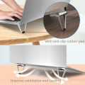 Miniatyrbillede 2 af 5: Foldbar metal laptop stand passer til de fleste bærbare computere og tastaturer (to stykker inkluderet).