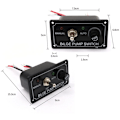 Miniatyrbilde 5 av 5: Lensepumpe Bryterpanel, 12V DC LED Indikator Alarm Bryterpanel med Sikring, Manuell/Av/Auto, for Båt Marine