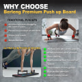 Miniatyrbild 3 av 4: Push Up Board, Fällbar Pushup Fitness Stand för Bärbar Styrketräning. Robust, Stabil Utrustning för Hemmagym Träning för Män Kvinnor, Present till