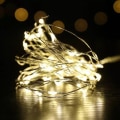 Miniatyrbillede 5 af 5: Batteridrevne fe-lys 2 meter 20 lys LED julelys udendørs indendørs til soveværelse hjem bryllupsfest juledekoration