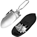 Miniatyrbilde 5 av 5: 2 stk. sammenleggbar spade, hageredskaper, hagespade i rustfritt stål, hageomplantinger med 2 transportlommer, multifunksjonell sammenleggbar spa