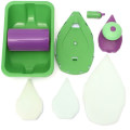 Miniatyrbilde 2 av 4: Point Paint Pad Maling Rullebrett Svamp Sett Kit Pensel Hjemme Veggdekorasjon Verktøy (Materiale: Plast) Sasicare