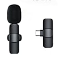 Miniatyrbillede 1 af 4: Trådløse Mikrofoner til Android Telefon, Mini Professionel Trådløs Lavalier Mikrofon til Videooptagelse Podcast Trådløs Lapel Mic