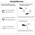 Miniatyrbillede 5 af 5: Rustfrit HD Motorcykel Bakview Spejl - Generation 2.0 Cykel Bakview Spejl (1 Stykke Venstre Firkant)/