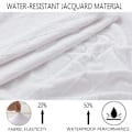 Miniatyrbild 3 av 5: Diamant jacquard vattentät stolsöverdrag hotell restaurang matstol överdrag fyra säsonger universell stolsöverdrag hem stolsöverdrag överdrag