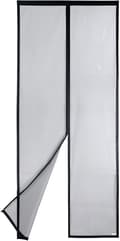 Magnetisk myggnät för dörr (80x210, svart)