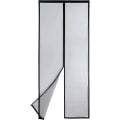 Miniatyrbilde 1 av 5: Magnetisk myggnetting for dør (90x210, svart)