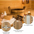 Miniatyrbillede 3 af 5: Sauna Termometre Hygometre og Timeglas, Betterlife 15 Minutters Timer 2 i 1 Sauna Rum Termometer Hygrometer