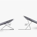 Miniatyrbillede 4 af 5: Grå - Foldbar Stativ Bærbar Stativ Flad Letvægts Bærbar Stativ Magnetisk Musemåtte til Tablet Bærbar Macbook iPad (1 stk)