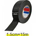 Miniatyrbild 2 av 5: 4 stycken svart tejp Självhäftande (1,5 cm x 15 m) - biltygsband, högtemperaturtejp, svart resistent tejp, tygtejp, remsa av c