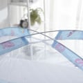 Miniatyrbilde 4 av 5: Myggnett for sammenleggbar seng, myggnett for bærbar babyseng, installasjon av kuppelformede myggnett 120x90x100cm