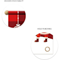 Pikkukuva 5 / 5: Jouluverannan koristeet Ulko-oven banneri Xmas Decor Set Etuoven Hyvää joulua -kyltti Kaupunkimaalaistalon seinälle Ripustus ulkona