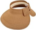 Vikbar stråhatt för kvinnor - Beige