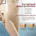 Miniatyrbild 4 av 5: 2-pack Shapewear-trosor för kvinnor, infraröd negativ syre, alla hjärtans dag-present, bikinitrosor med bikakestruktur, andningsbara, axelbandslösa