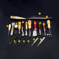 Miniatyrbild 5 av 5: DIY lädervaruställning handgjord läder handsydd lädervaruställning handgjord konstset 10 stil 18 delar set