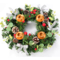 Miniatyrbild 1 av 3: Julgransprydnad Jul Ljusstake Med Julkrans