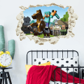 Miniatyrbilde 5 av 5: Veggflis Videospill Barn Tilpasset Vinyl Veggklistremerkelapp Skrell og Lim Bakgrunnsbilde - 40*60cm