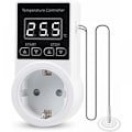 Miniatyrbillede 1 af 5: Digital Temperaturregulator Stik Termostat, Varmetermostat med NTC Sensor