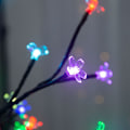 Miniatyrbilde 2 av 5: Lysende tre, Sakura blomst LED-lampe, justerbare grener, 48 LED-lys tilpasset dekorasjon av rommet og gaver til bryllupsfestival (farget)