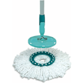 Pikkukuva 2 / 5: 2 puhdistuspään setti Clean Twist Disc Mop -moppiin, ihanteellinen laatta- ja kivipinnoille, imukykyinen vesi ja lika mikrokuitu, vaihtoreunukset, helppo vai