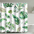 Miniatyrbild 1 av 5: Duschdraperi 120x180 cm Draperier Resistent Ord -resistent i polyestertyg 3D Badkarsdraperier med krokar duschdraperier för hus badrum ho