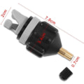 Miniatyrbild 5 av 5: Uppblåsbar båt Sup pumpadapter Standard Schrader Konventionell luftpump Luftventil adapter Ekrarplatta Fäste