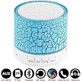 Miniatyrbilde 3 av 5: Mini Bluetooth-høyttaler med LED-lys + radio + USB. Bærbare høyttalere, bryllupsgaver, nattverd, fester.