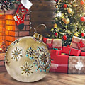 Miniatyrbild 2 av 5: Juldekoration, 60 cm utomhus jul uppblåsbar boll, gigantisk jul uppblåsbar boll, julgransdekorationer, utomhus jul uppblåsbar