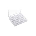 Miniatyrbilde 1 av 5: Spole Symaskin, Conframe spolemynter Universal Symaskin Spoler av plast symaskin med oppbevaringsboks (25 transparente deler)