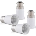 Miniatyrbilde 4 av 4: 4x sokkeladaptere - B22 til E27 sokkeladaptere - Bajonett sokkeladaptere for halogen LED-pærer