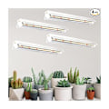 Miniatyrbild 1 av 5: 4 stycken T5 växtlampa, fullspektrum 42cm odlings LED-lampor, lampa för växtodling med reflektor/kedjedesign i Marguerite för sådd, hyllor o