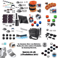 Miniatyrbilde 4 av 5: 4 stk (blå) - Tommelpinnegrep-sikteassistenthetter også for Xbox One Series Nintendo Switch Pro Playstation 5 PS4 PS5 Controller Tilbehør Joystick Prote
